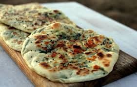 Cheese & Spinach Naan
